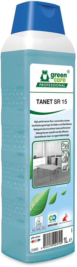 Detergent pardoseala, ecologic, Green Care, TANET SR 15, 1 l