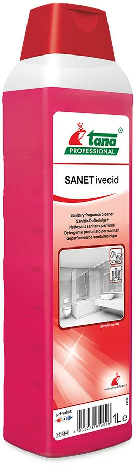 Detergent pentru spatii sanitare IVECID, 1 l