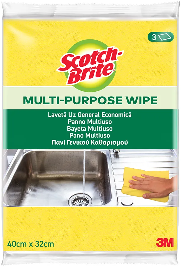 Laveta uz general economica Scotch-Brite, 3 bucati/set