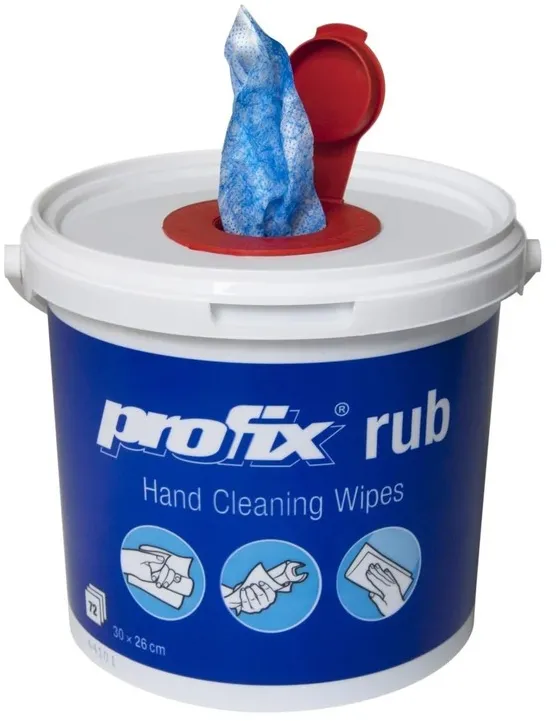 Lavete umede abrazive Profix Rub, 30 x 26 cm, 72 buc