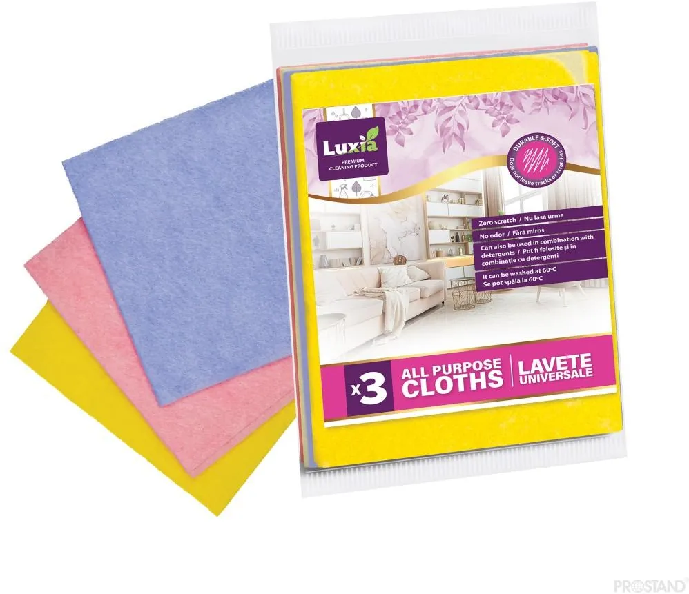 Lavete universale Luxia, 35x37 cm, 3 bucati/set