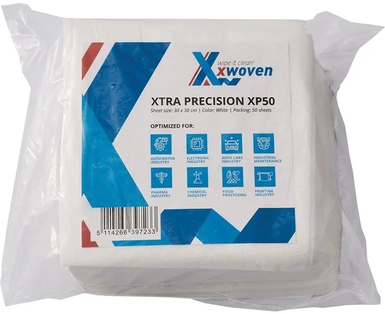 Lavete industriale, Xwoven, Xtra Precision, XP50, 30x40cm, 50 portii/pachet