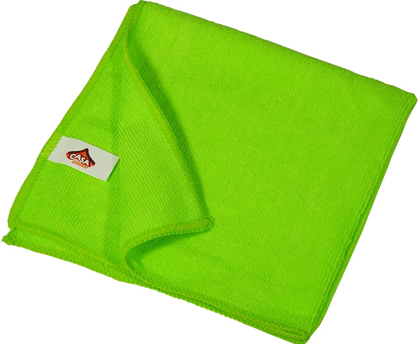Lavete universale microfibra 30x30 cm, verde, 220 g, 10 bucati/set