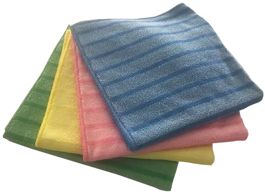 Laveta Vileda, microfibra tesuta, 40 x 40 cm, rosu, 10 buc/set