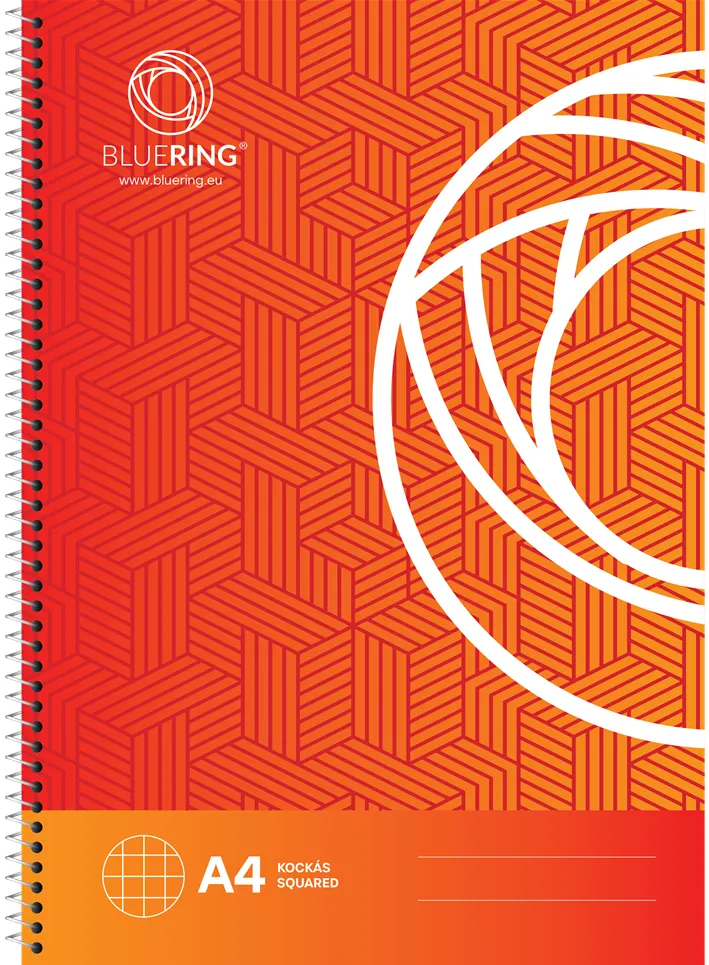 Caiet Bluering, A4, cu spira, 70 file, matematica