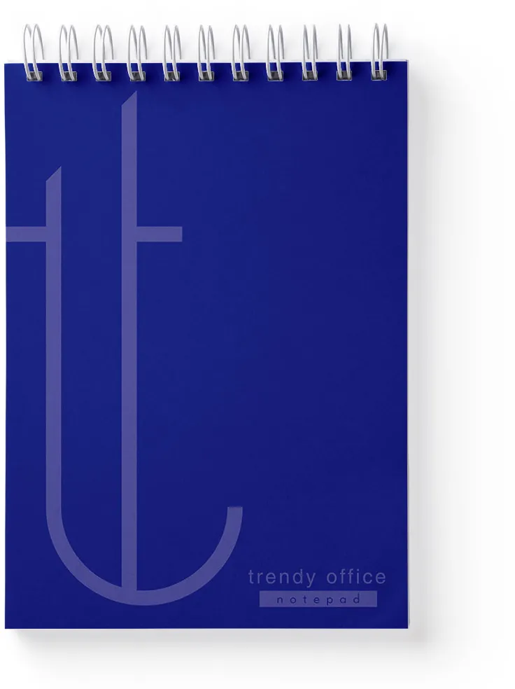 Bloc notes, Trendy, cu spira, A5, 70 file, matematica
