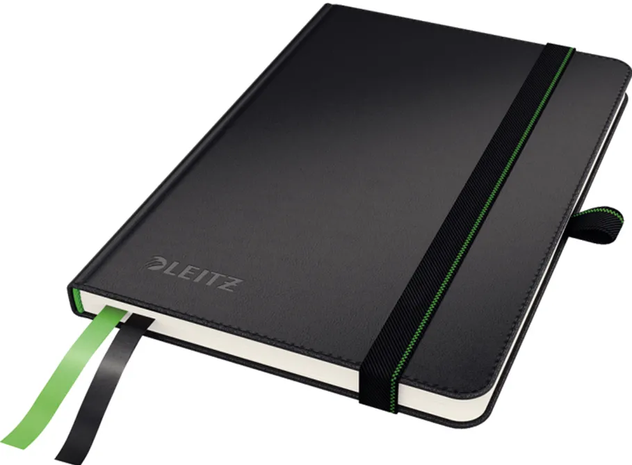 Caiet de birou Leitz Complete, A6, matematica, negru