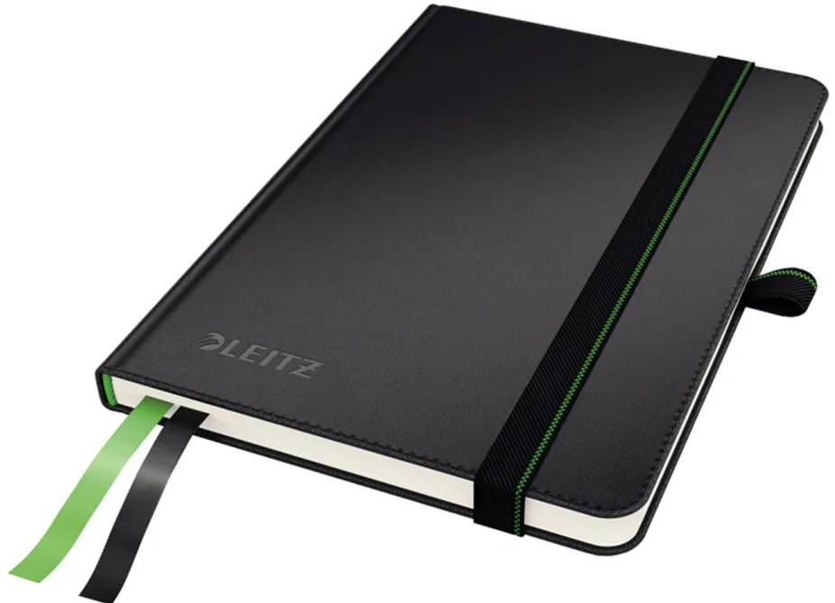Caiet de birou Leitz Complete, format iPad, dictando, negru