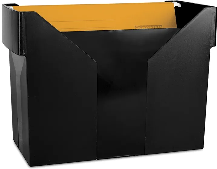 Suport Donau pentru 20 dosare suspendabile, 330x260x160 mm, negru