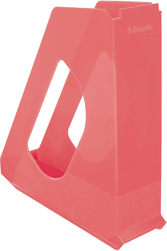 Suport vertical Esselte Colour'Breeze, pentru documente, PS, reciclabil, A4, corai