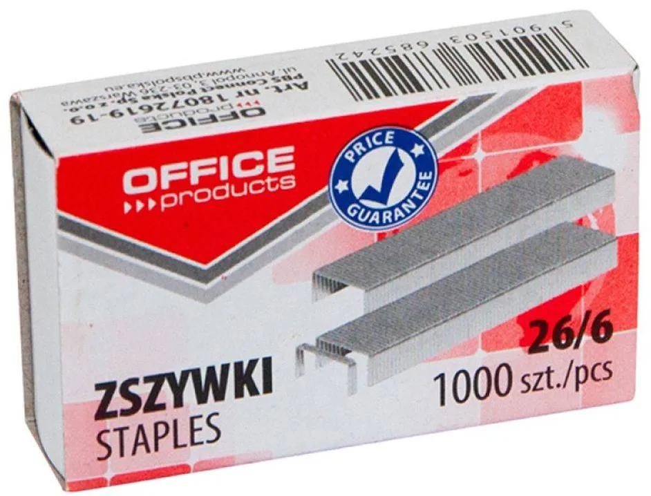 Capse Office Products 26/6, 1000 bucati