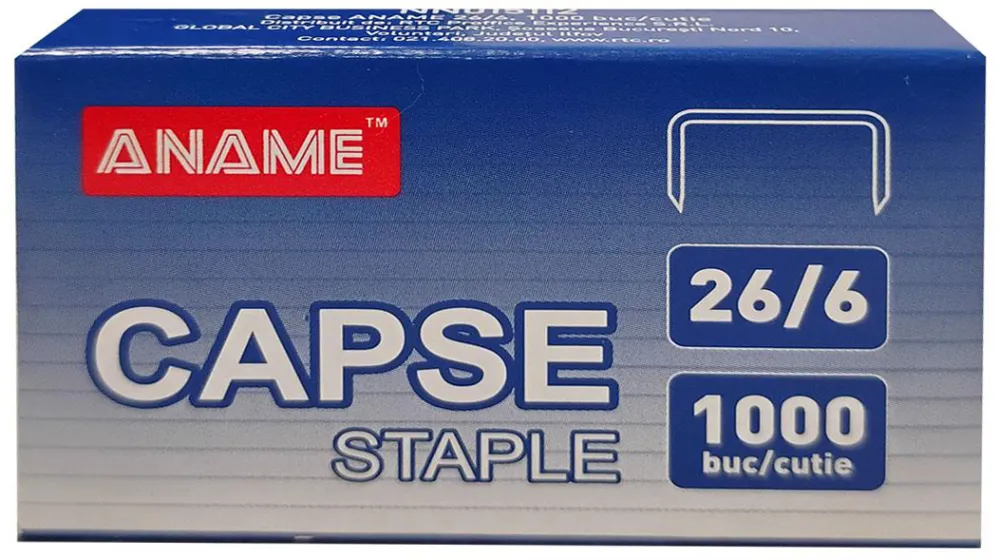 Capse ANAME, 26/6, 1000 bucati/cutie