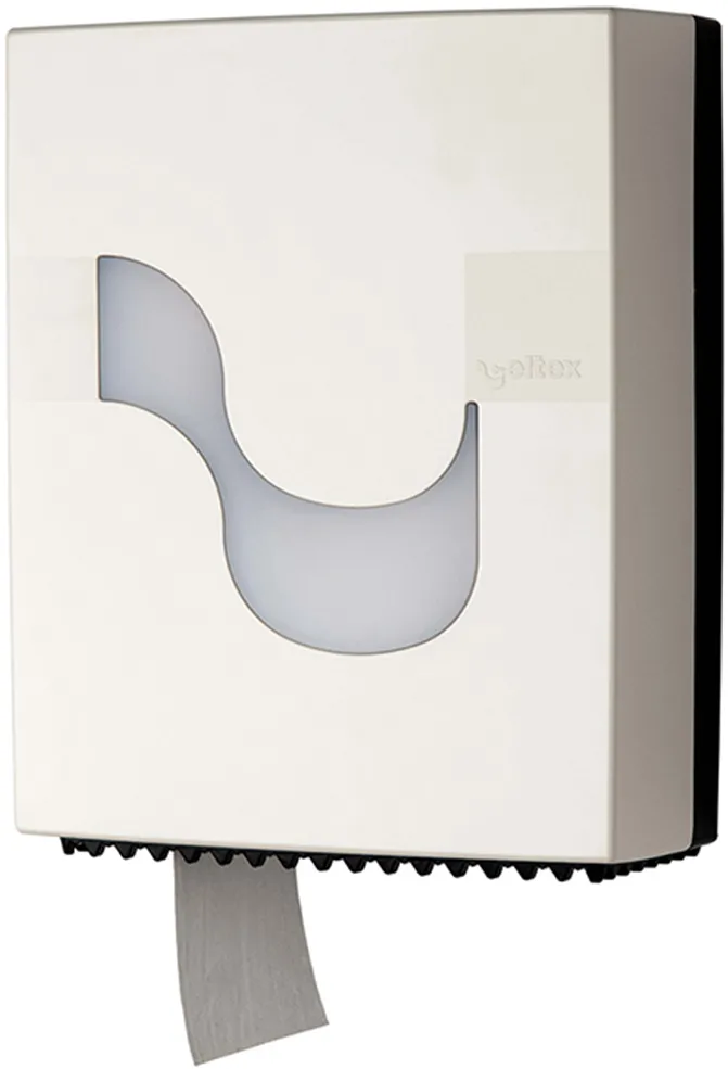 Dispenser Celtex, Megamini, pentru hartie igienica Mini Jumbo, plastic, alb