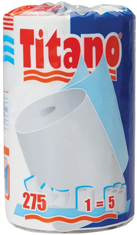 Rola prosoape bucatarie cu derulare centrala, Celtex, Titano, 22x24 cm, 66 m, 275 portii/rola
