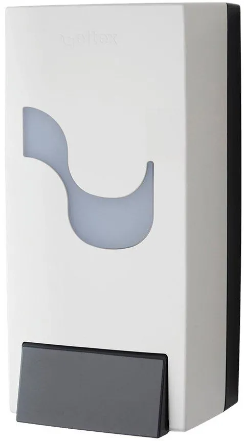 Dispenser manual cu reumplere Celtex, alb, pentru sapun lichid