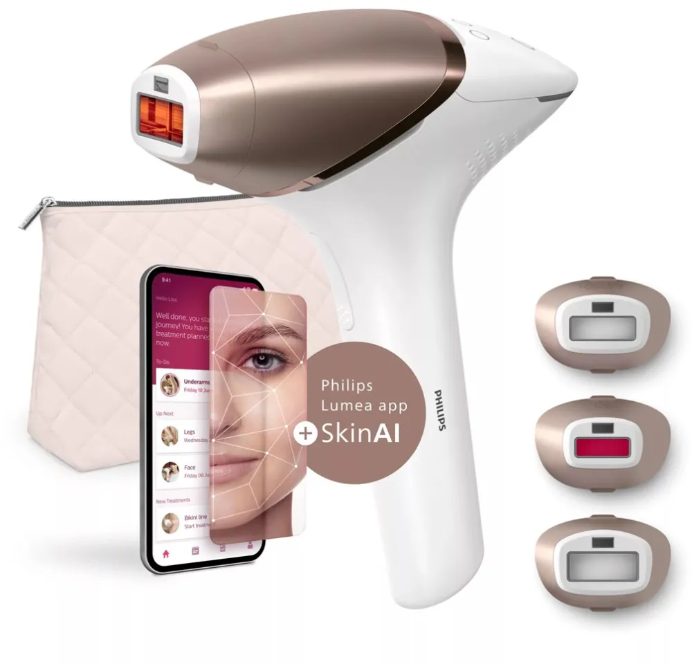Philips BRI973/00 light hair remover Intense pulsed light (IPL) Rose gold, White