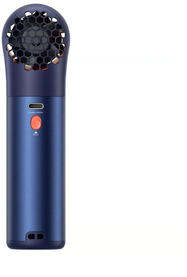 AECOOLY Aero Ultra – High-Speed Handheld Fan, Blue-Orange