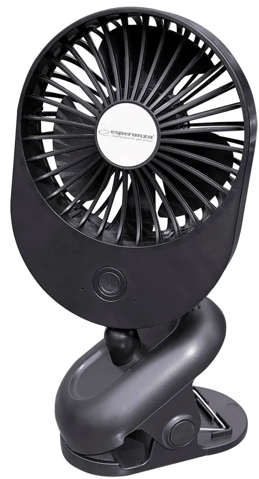 Esperanza EHF103K, Compact USB Fan, BLACK