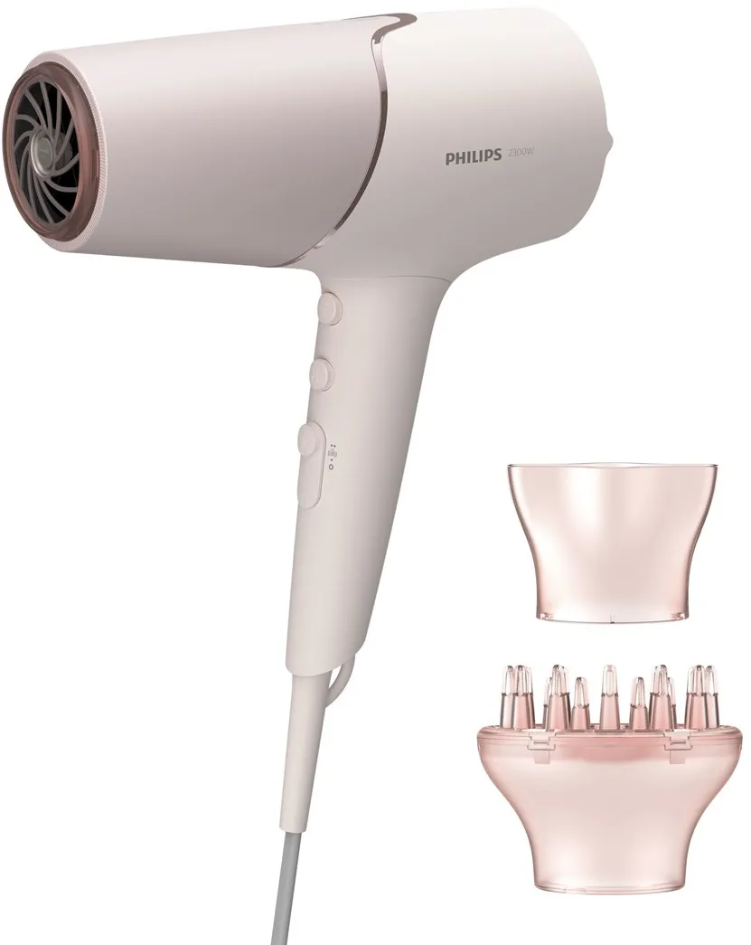 Philips 5000 series BHD530/00 hair dryer 2300 W Pink, White