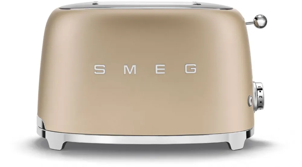 Smeg 50's Style Toaster TSF01CHMEU Champagne