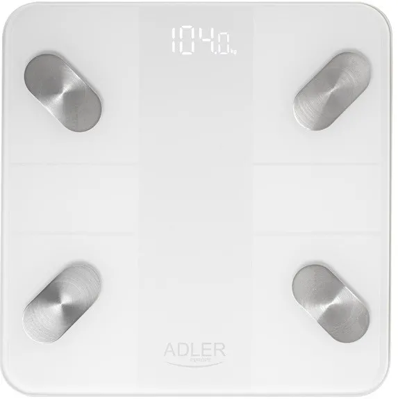 Electronic bathroom scale Adler AD 8186 white