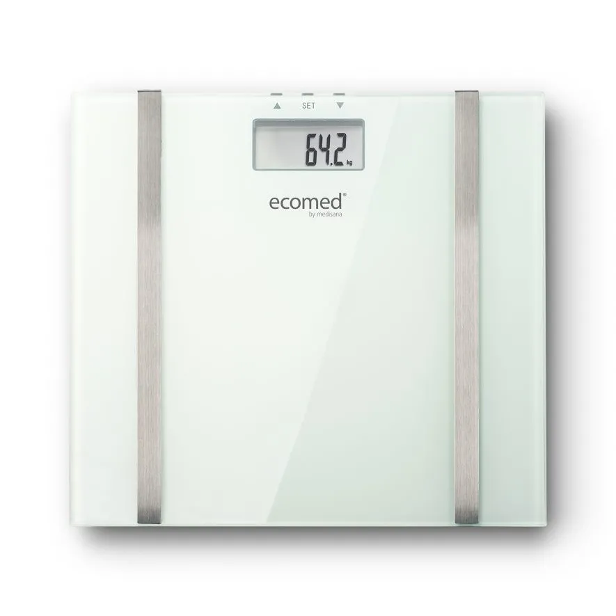 Ecomed BS-70E Rectangle White Electronic personal scale