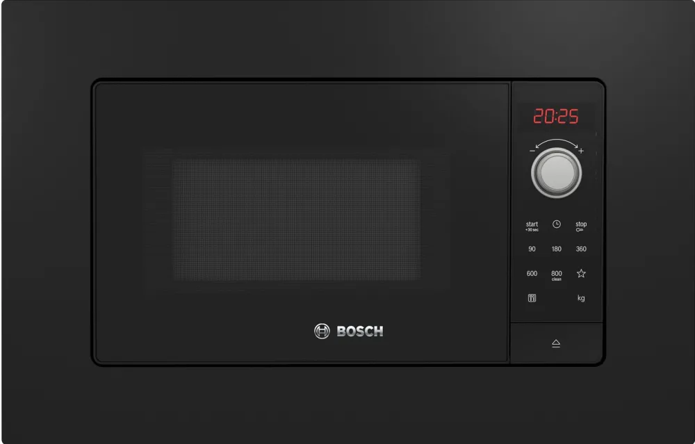 Bosch Serie 2 BFL623MB3 microwave Black Solo microwave Built-in 20 L 800 W