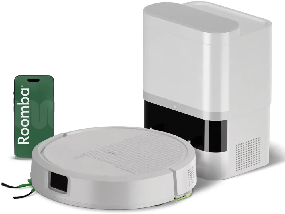 iRobot Roomba 115 Combo Robot Vacuum + Auto Empty Dock White