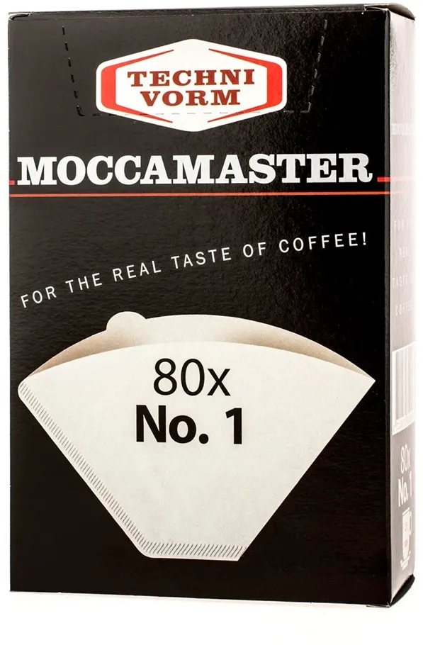 MOCCAMASTER Paper coffee filters Nr 1 disposable 80 pc(s)