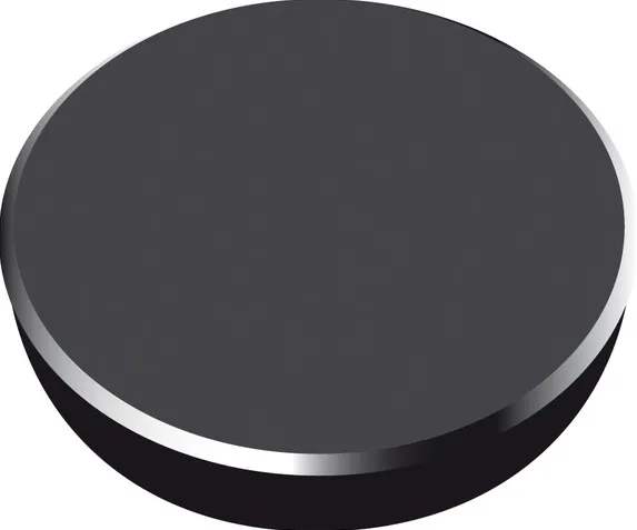Magneti 38mm, strong, 10/cutie, ALCO - negru