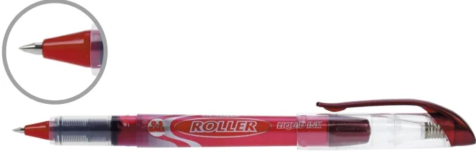 Roller cu cerneala PENAC, ball point 0.7mm - scriere rosie