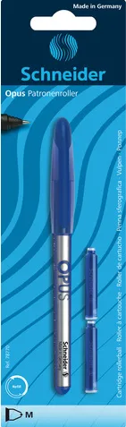 Roller cu cartus SCHNEIDER Opus, + 2 rezerve cerneala/blister