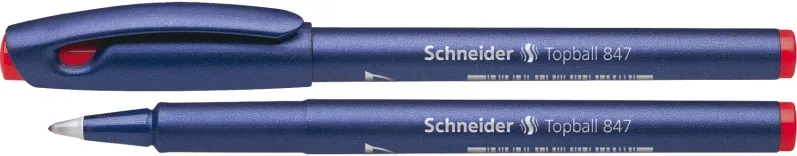 Roller SCHNEIDER Topball 847, varf cu bila 0.5mm - scriere rosie