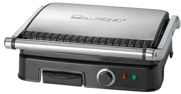 Gratar electric de masa Clatronic KG 3487 2000 W negru/argintiu