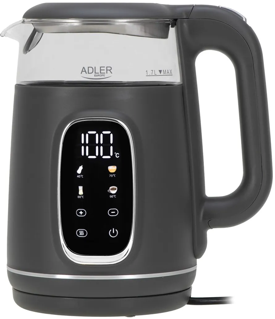 ADLER AD 1305 electric kettle grey silver