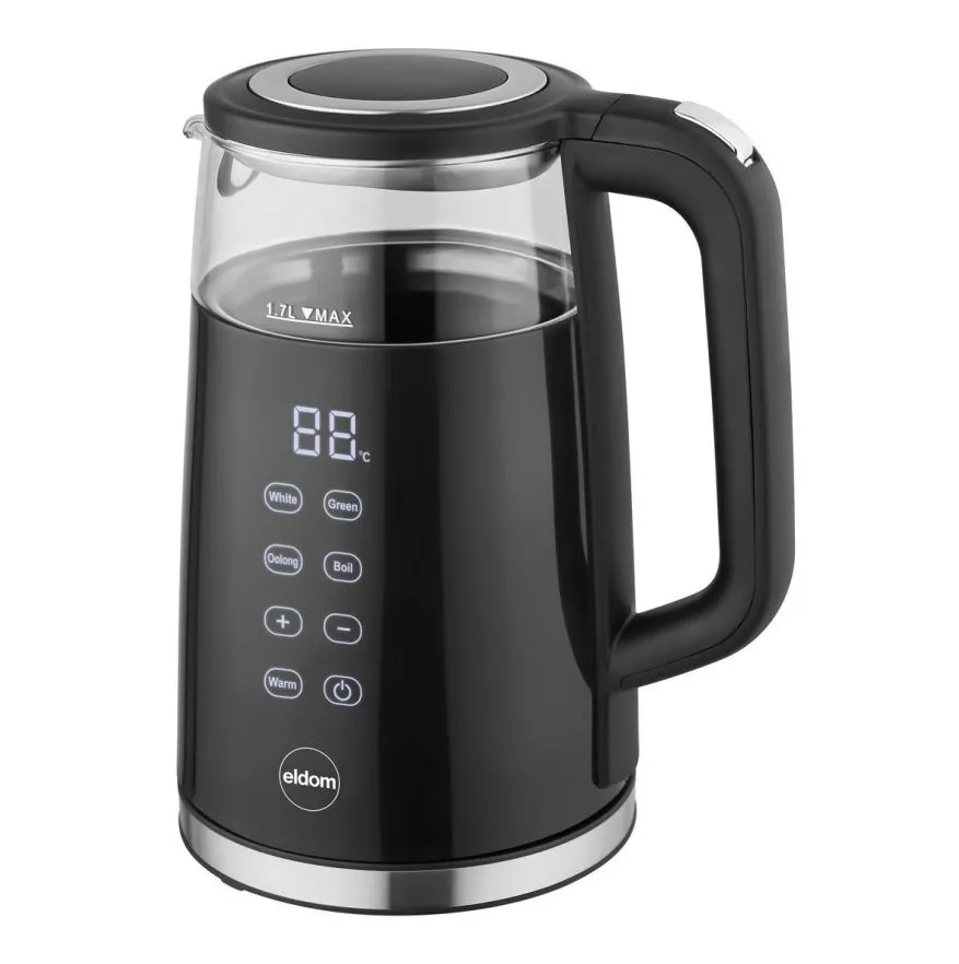 ELDOM CORDLESS KETTLE WITH TEMPERATURE CONTROL C540 JETTY