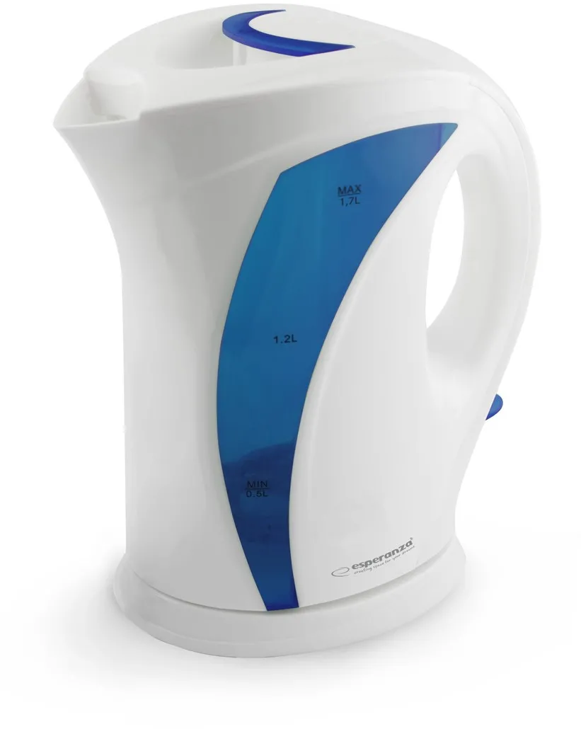 Esperanza EKK018B Electric kettle 1.7 L, White / Blue