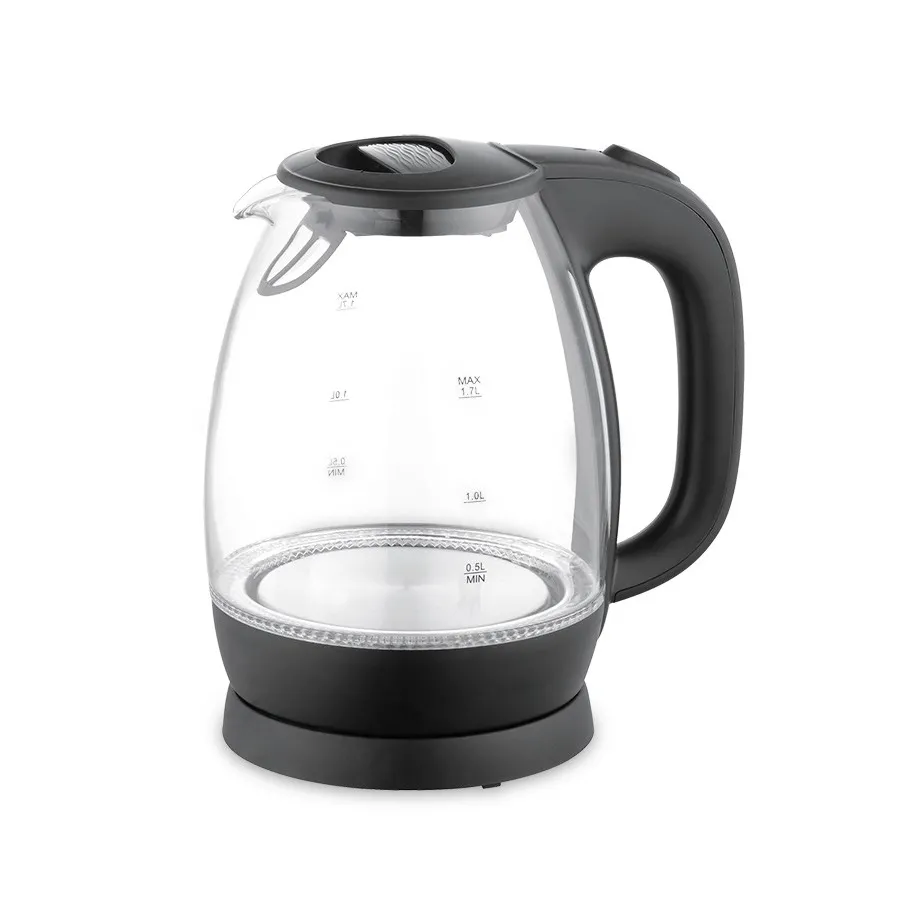 Maestro MR-063-Black Glass Electric Kettle 1,7 L
