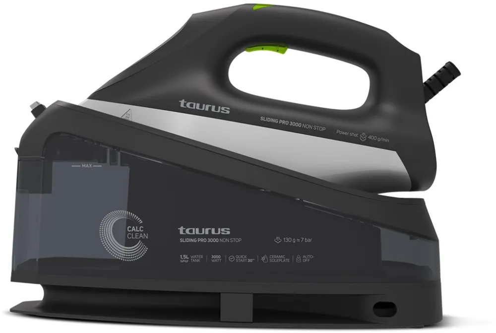 Taurus Sliding Pro 3000 Non Stop 3000 W 1.5 L Ceramic soleplate Black