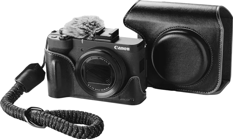 SmallRig 5386 Leather Case Kit for Canon PowerShot V1 Black