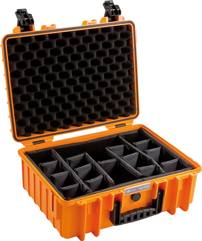 BW Outdoor Cases Type 5000 / Orange (divider system)