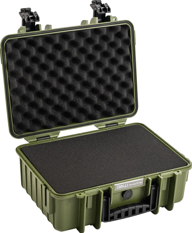 BW Outdoor Cases Type 4000 / Bronze green (pre-cut foam)