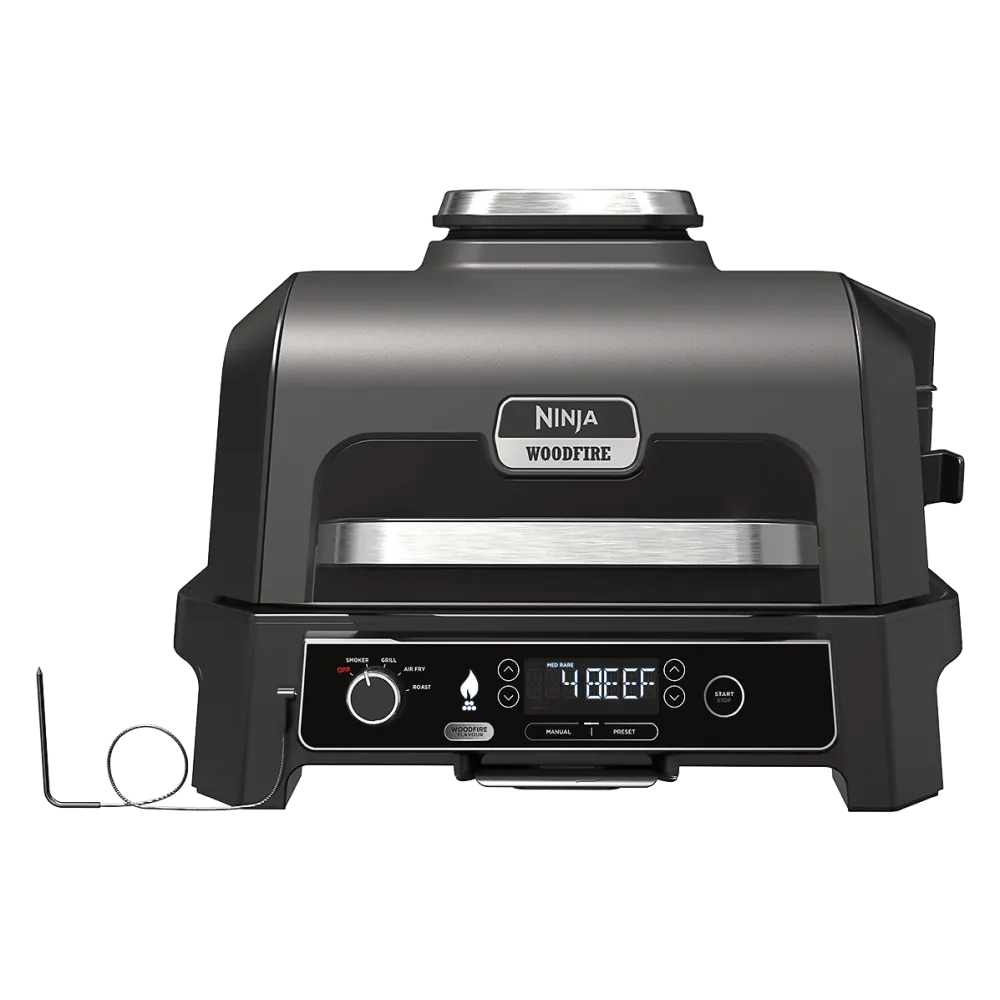 Gratar electric Ninja Pro XL OG850EU, 1700W, 4 in 1, sistem smart cook, negru