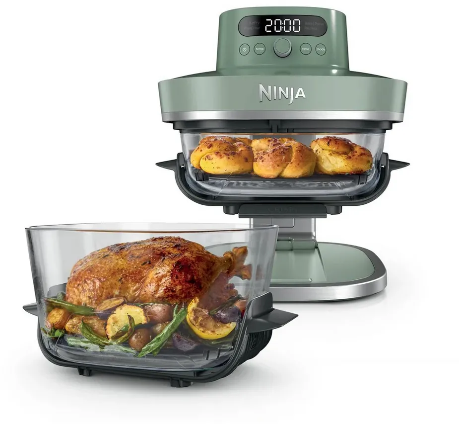 Friteuza cu aer cald AS090EUGN Crispi Pro Air fryer, 5.7 L, Green