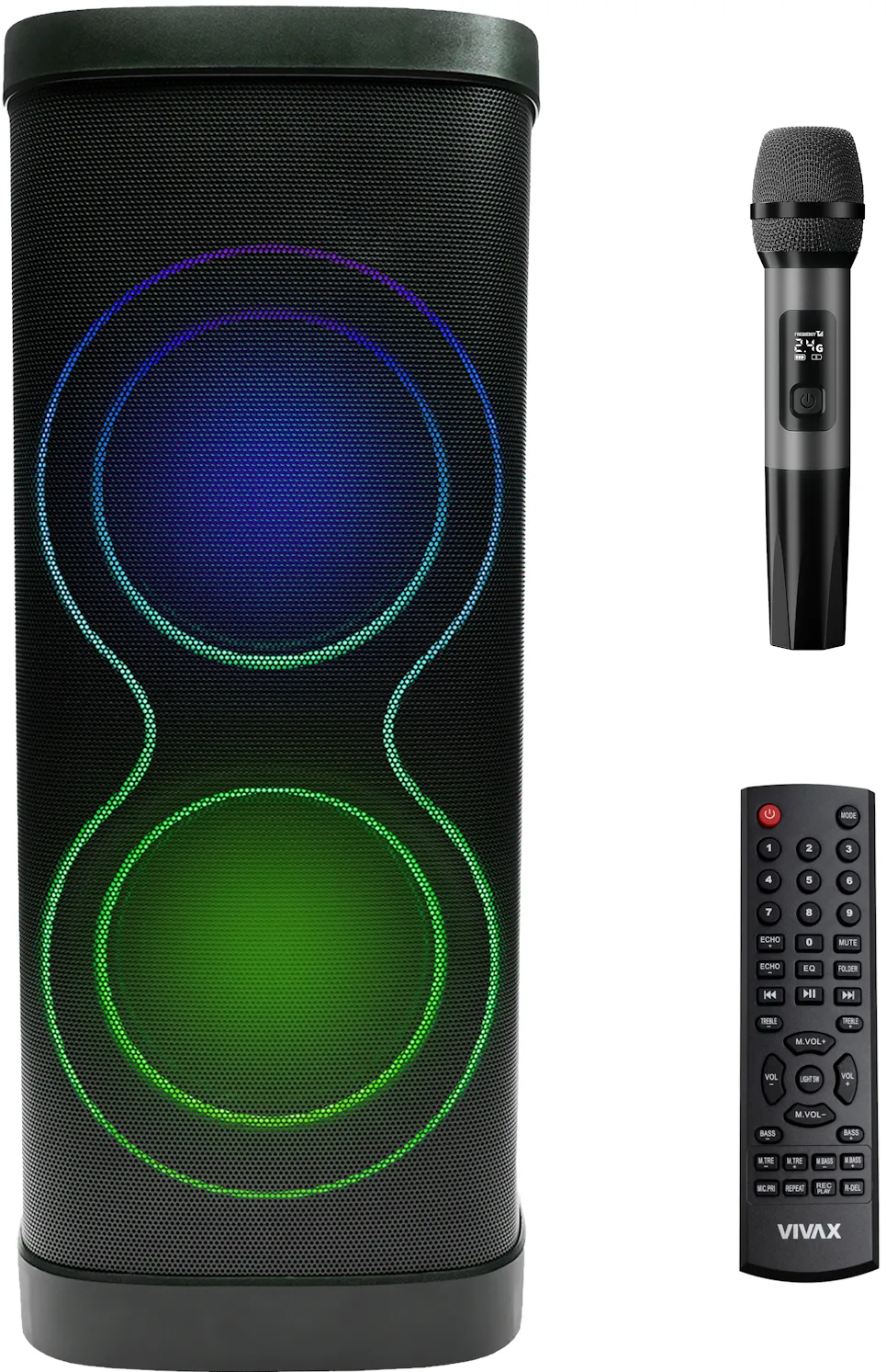 Boxa Bluetooth, 130W RMS (260W Peak), TWS, Karaoke, BS-1310 Negru