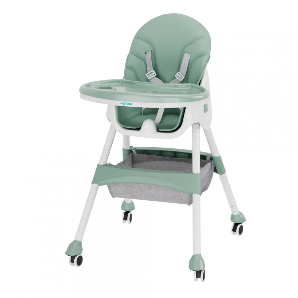 Scaun de masa2 in 1, pliabil, verde, U-Grow