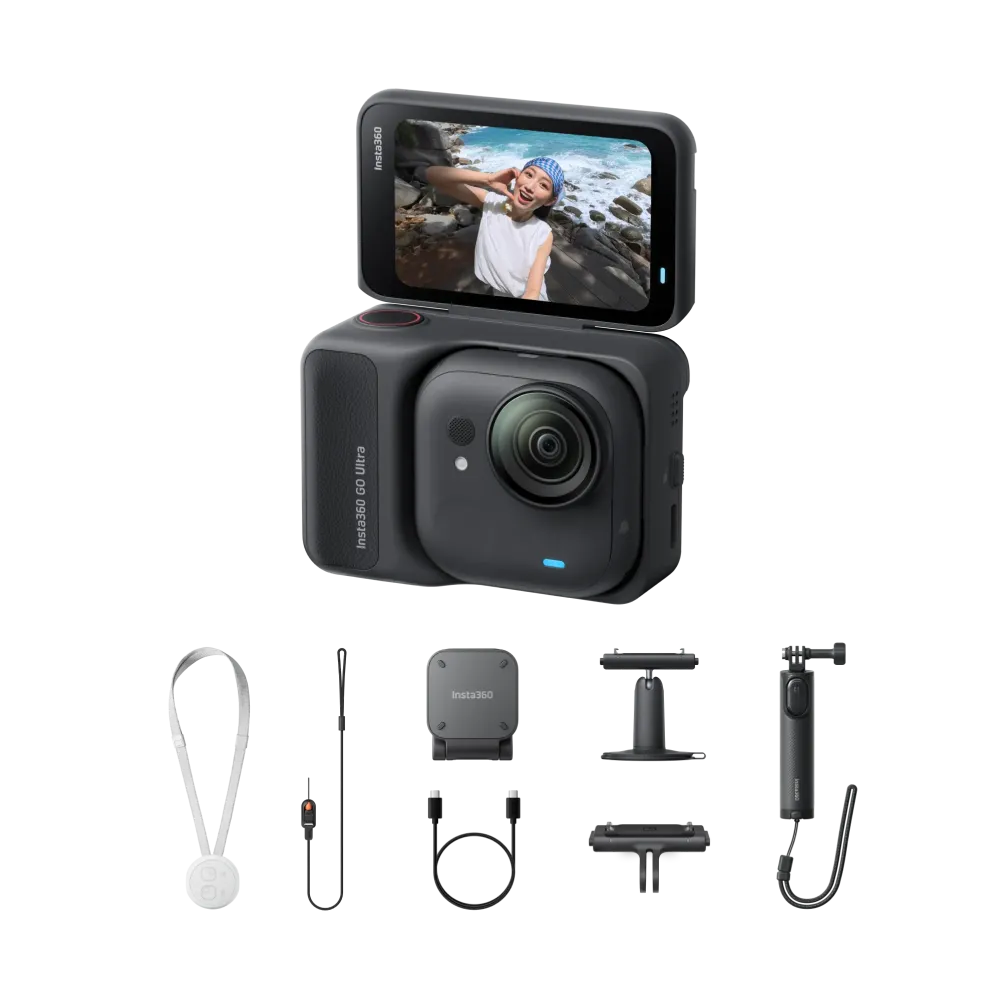 Insta360 - camera video mini - GO Ultra - Creator Bundle - Midnight Black