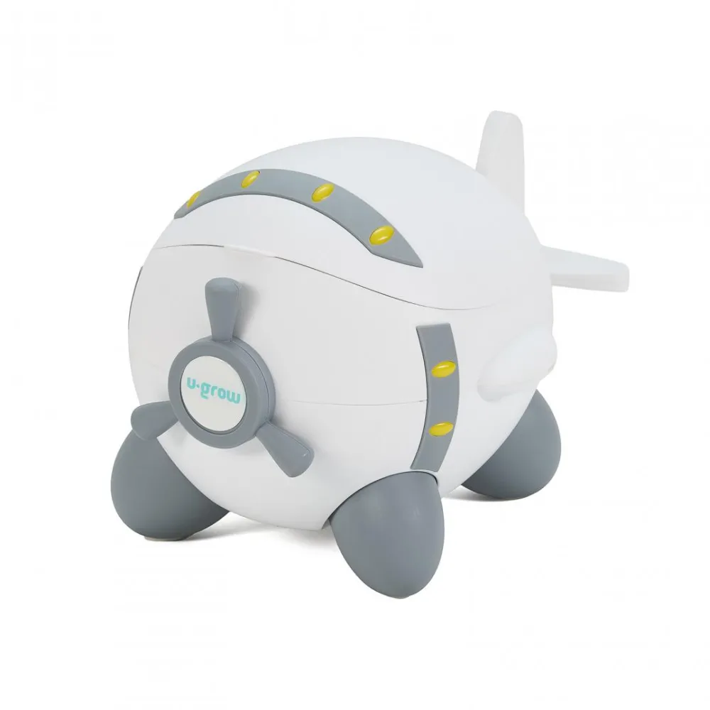 Olita avion, alb, U-Grow