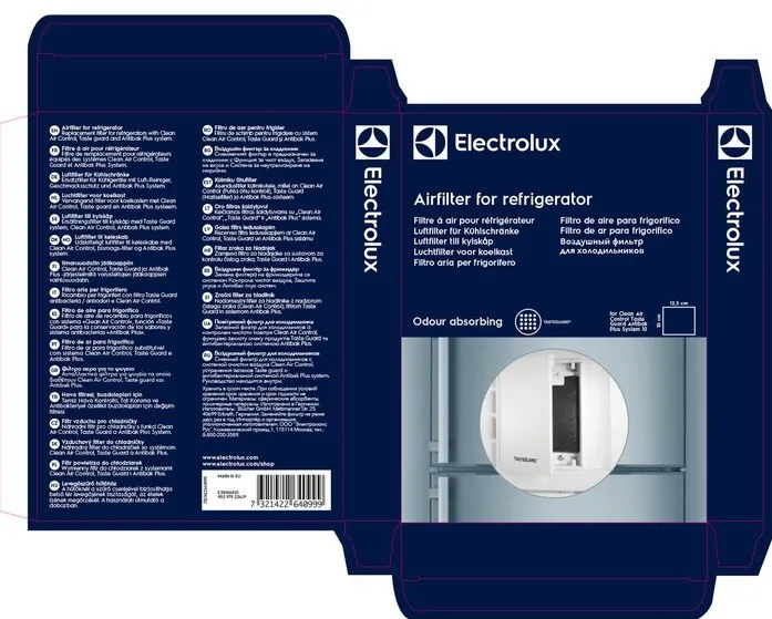 Filtru pentru frigider ELECTROLUX E3RWAF01 negru