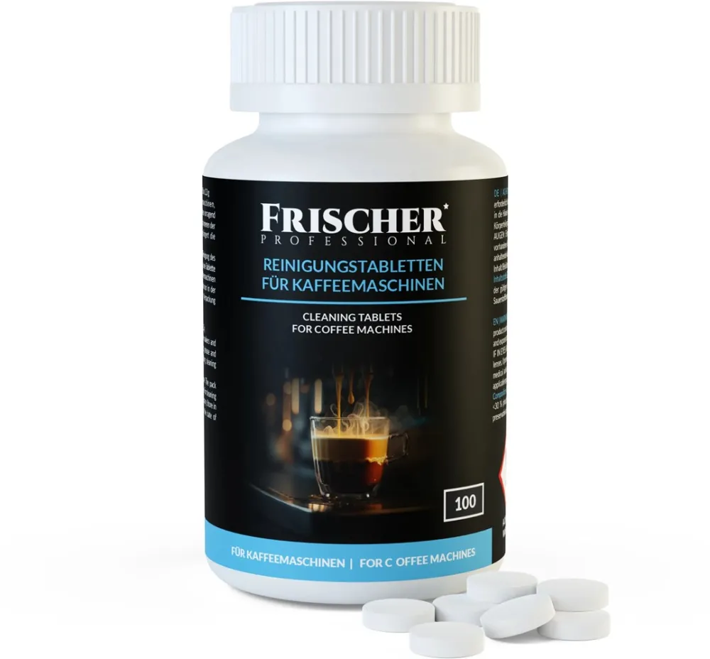 Tablete de curatare pentru aparate de cafea Frischer 100 buc 1,3 g 16 mm